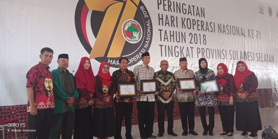 Kabupaten Gowa Raih Empat Penghargaan Sekaligus Dibidang Koperasi