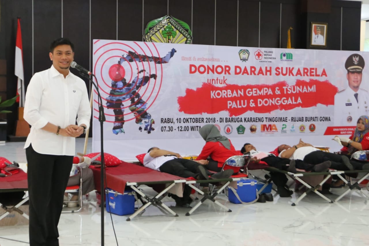 Gelar Donor Darah Sukarela, Pemkab Gowa Target Hingga 200 Kantong