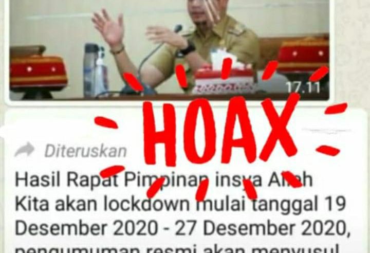Info Gowa Lockdown Besok Hoax