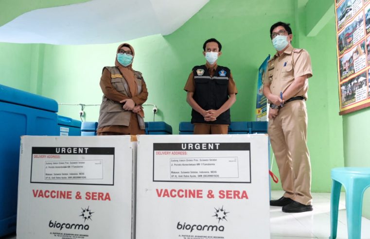 Vaksin Covid-19 Tiba di Gowa, Siap digunakan 14 Januari 2021