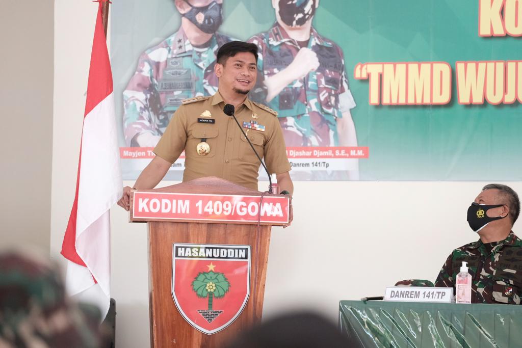 Bupati Adnan : Program TMMD Implementasi TNI Membangun Desa
