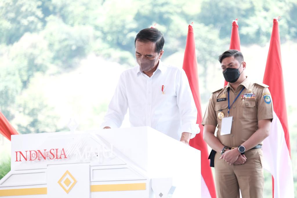 Presiden Jokowi Resmikan Bendungan Karalloe, Mampu Aliri 7 Ribu Lahan Persawahan
