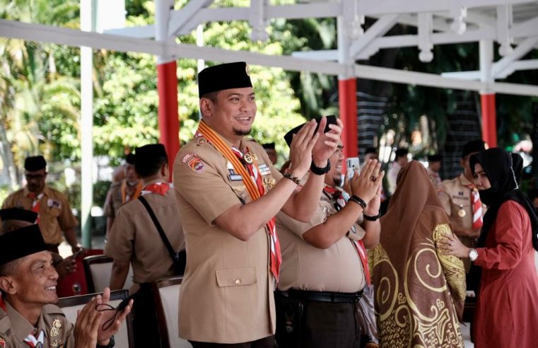 Hadiri Pelepasan Peserta ke Jambore Nasional, Adnan Harap Kwarda Sulsel Tunjukkan Prestasi Terbaiknya