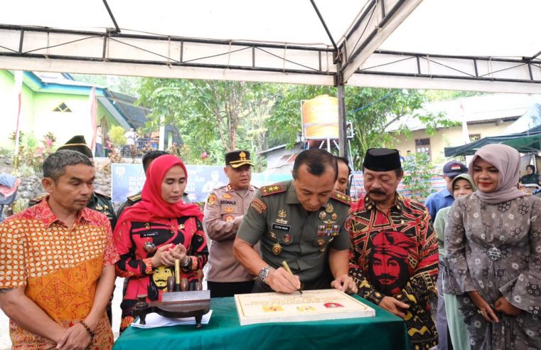 Wabup Gowa Apresiasi Program Pembangunan Sumur Bor TNI AD Manunggal Air