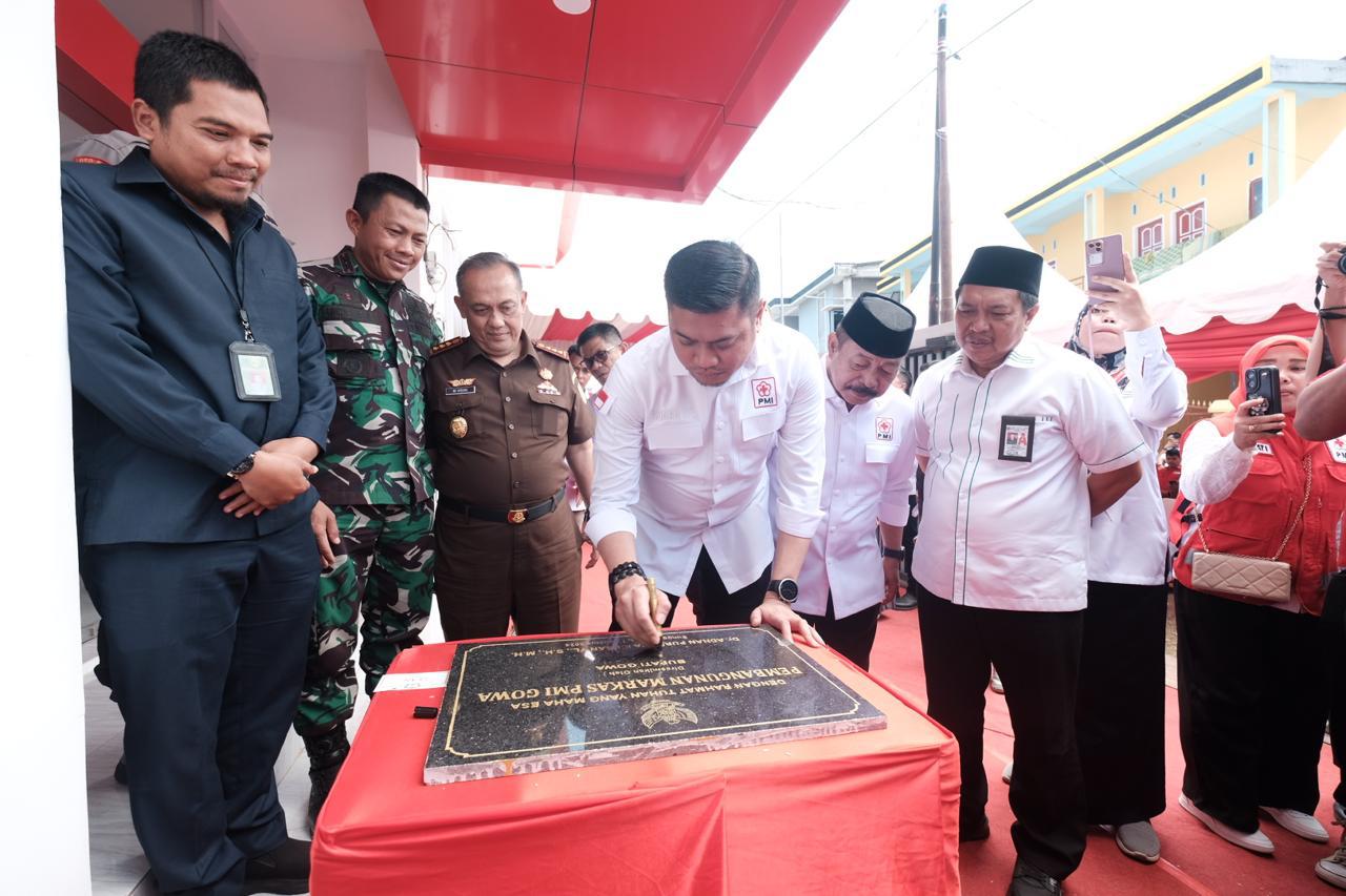 Resmikan Markas PMI Gowa, Bupati Adnan Harap Kegiatan Kepalangmerahan Semakin Meningkat