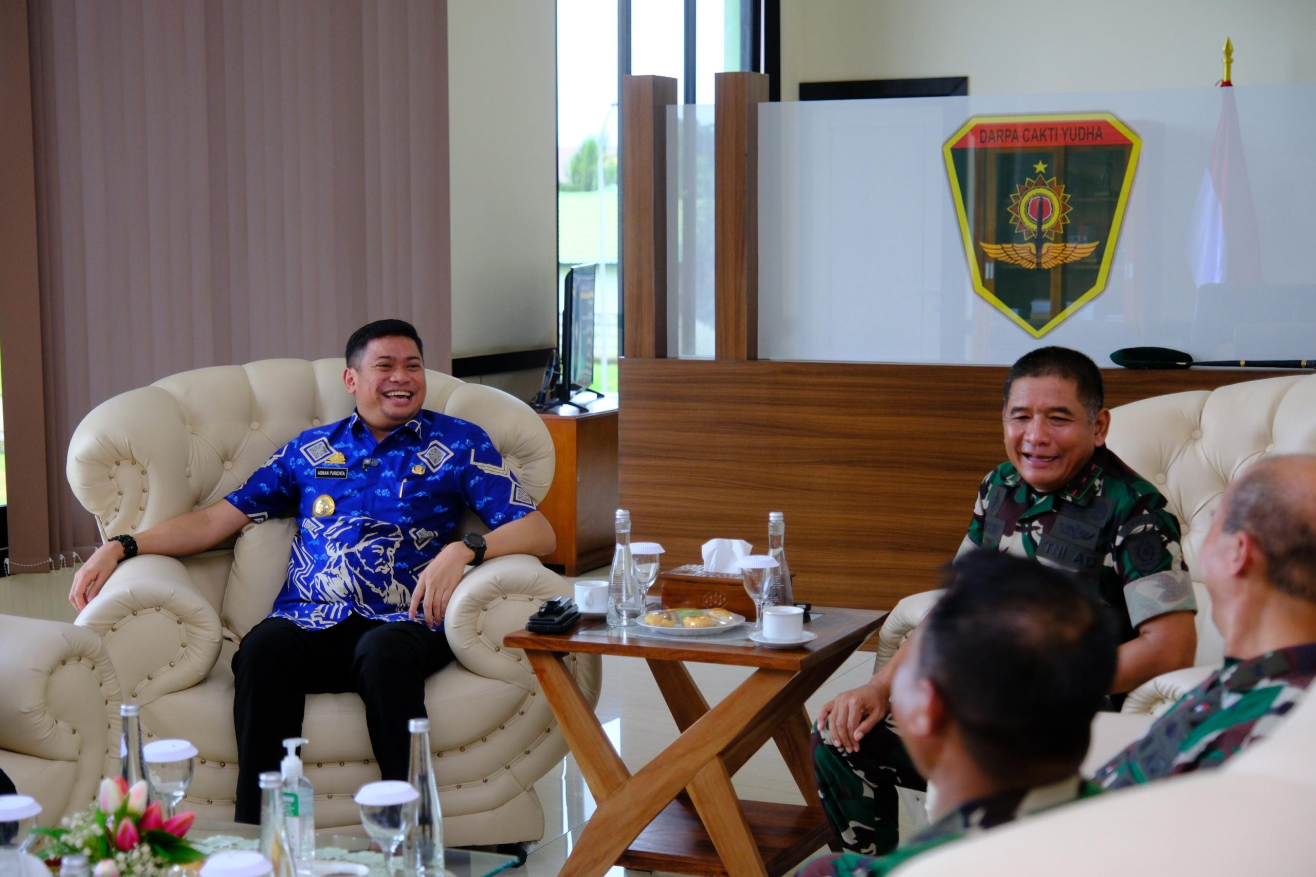 Berkunjung Ke Pangdivif 3 Kostrad, Bupati Adnan Pamit Jelang Akhir Masa Jabatan