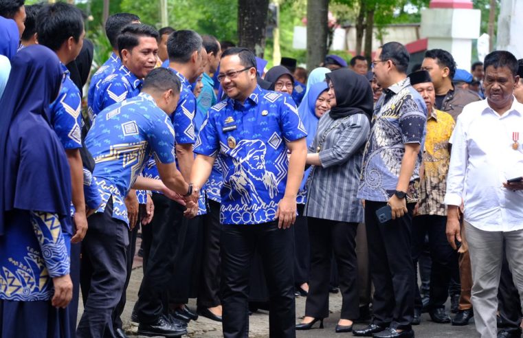 Sehari Usai Dilantik, Wabup Gowa Silaturahmi dengan Seluruh ASN