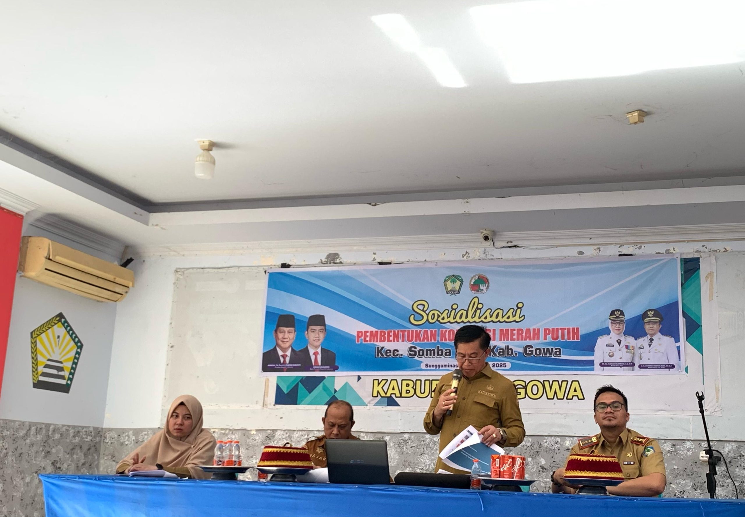 Pemkab Gowa Mulai Bentuk Koperasi Desa/Kelurahan Merah Putih