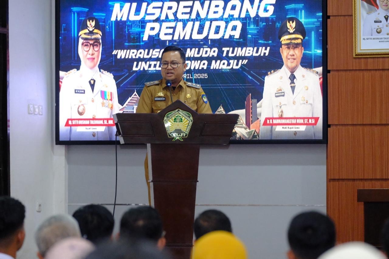 Wabup Darmawangsyah Minta Pemuda jadi Ujung Tombak Pembangunan di Gowa