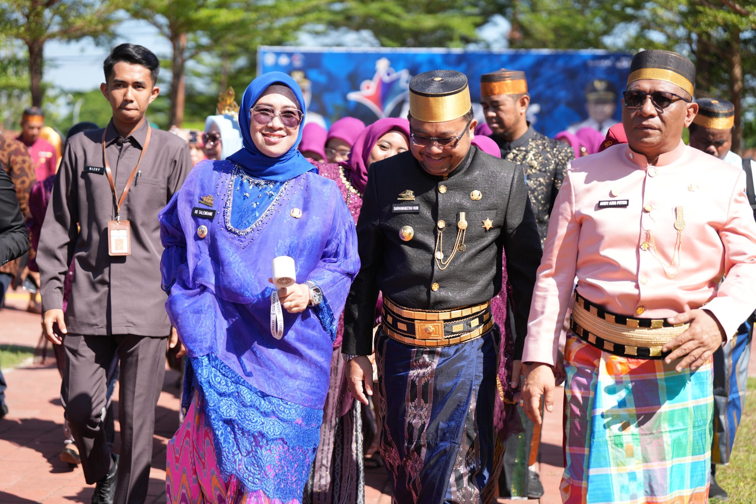 Momentum Hardiknas, Husniah Talenrang Kampanyekan “Gowa Cerdas”