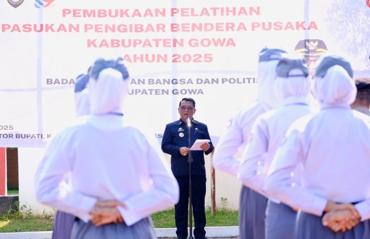 Buka Pelatihan Paskibraka, Sekda Gowa Pesan Jaga Kekompakan dan Kebersamaan