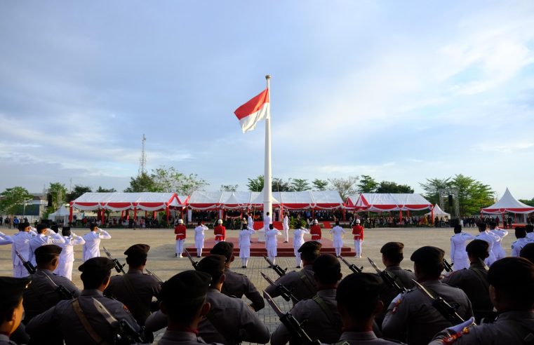 Bupati Gowa Ucapkan Terimakasih ke Seluruh Pelaksana Penurunan Bendera Peringatan HUT RI