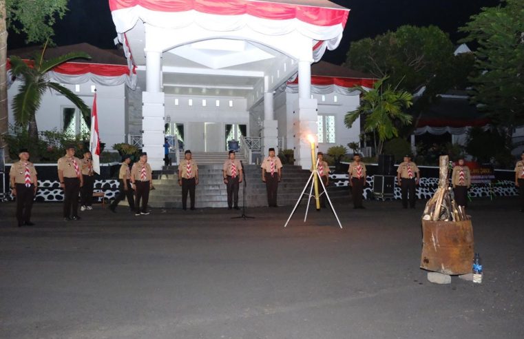 Pramuka Gowa Teguhkan Komitmen Tri Satya pada Peringatan Hari Jadi ke-64