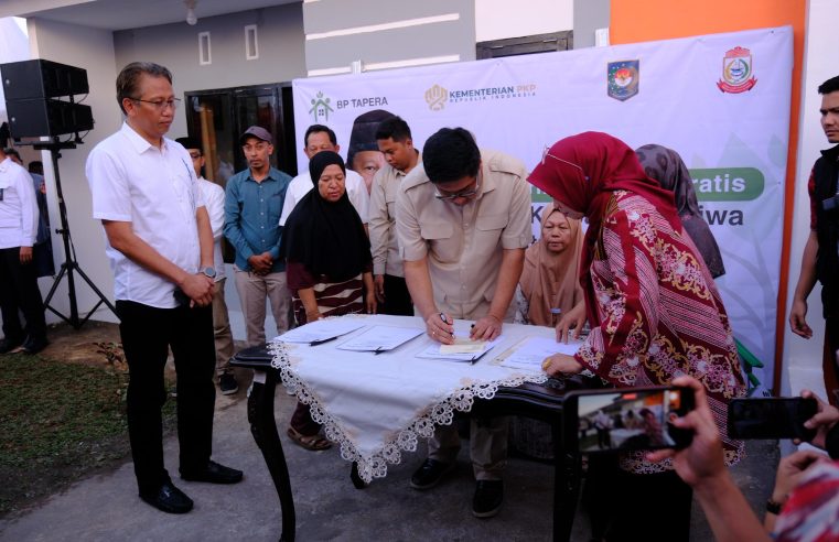 Empat Keluarga Korban Demonstrasi Makassar Kini Miliki Rumah di Gowa