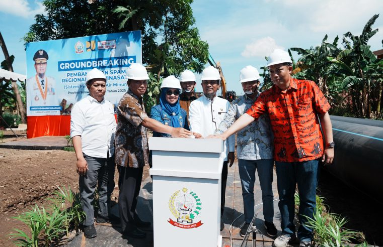Tingkatkan Akses Layanan Air Bersih di Gowa, Pembangunan SPAM Mamminasata Dimulai