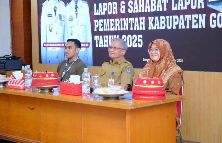 Tingkatkan Kualitas Pelayanan Publik, Diskominfo-SP Gowa Gelar Monev SP4N-LAPOR!