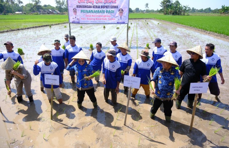 Lewat One Day One District, Hati Damai Serap Kebutuhan Petani di Bajeng Barat