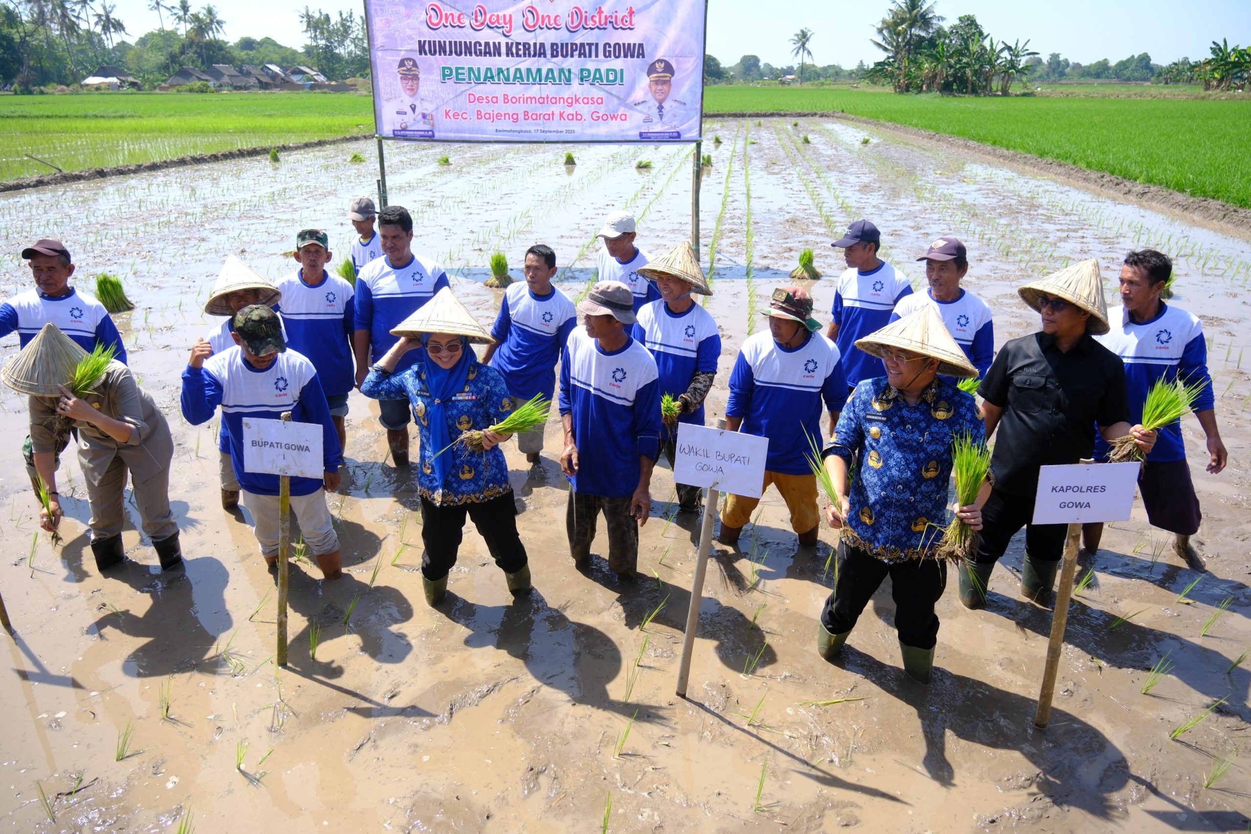 Lewat One Day One District, Hati Damai Serap Kebutuhan Petani di Bajeng Barat