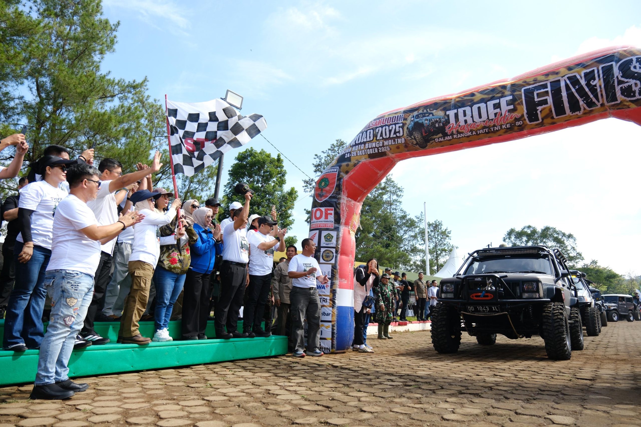 Off-Road Adventure Troff Hasanuddin Jadi Wadah Sinergi Pemkab Gowa dan TNI