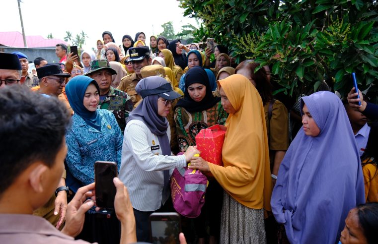 Bupati Gowa Turun Langsung Tinjau Warga Terdampak Angin Puting Beliung