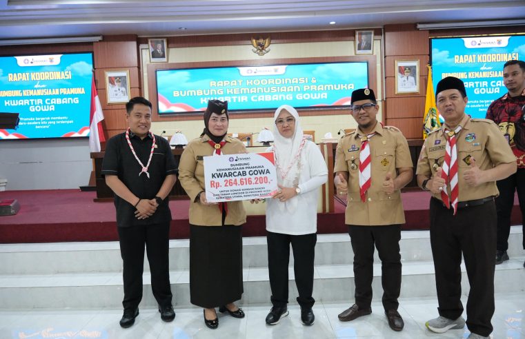 Bupati Talenrang dan Kwarcab Pramuka Gowa Galang Dana Kemanusiaan Untuk Korban Bencana Sumatera