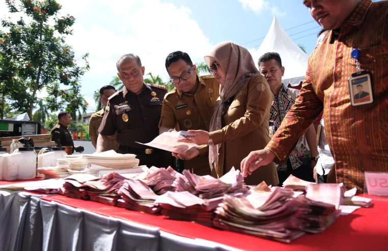 Pemkab-Kejari Gowa Lakukan Pemusnahan Rupiah Palsu