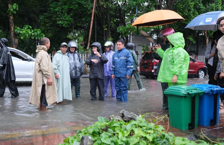 Bupati Gowa Cek Langsung Titik Genangan Air Rawan Banjir di Somba Opu