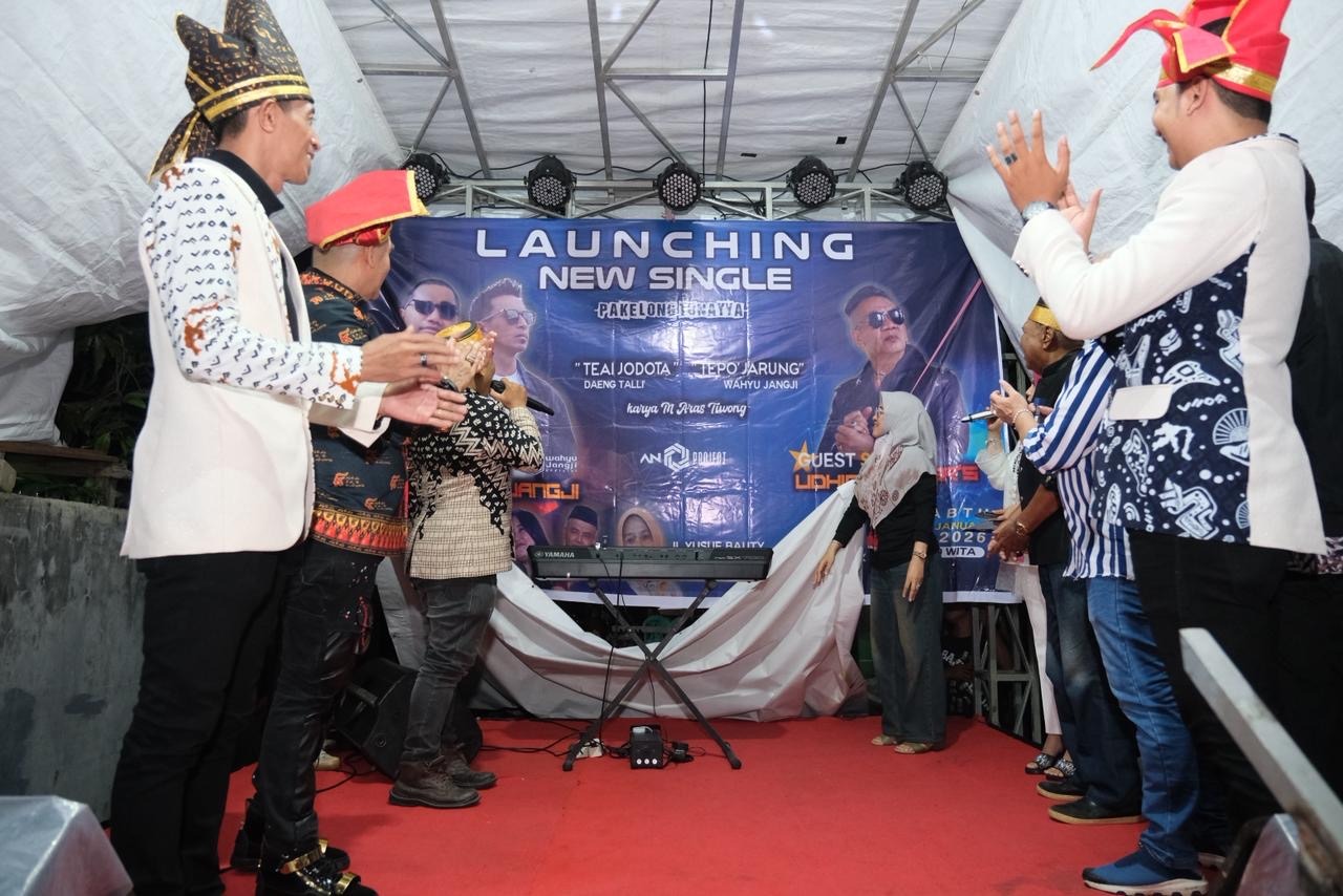 Bupati Gowa Apresiasi Pelaku Seni Lokal pada Launching Single “Teai Jodota” dan “Tepo’ Jarung”