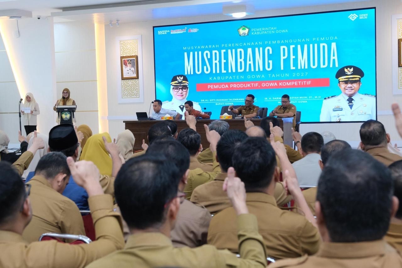 Pemkab Gowa Dorong Partisipasi Pemuda Dalam Pembangunan Daerah Melalui Musrenbang
