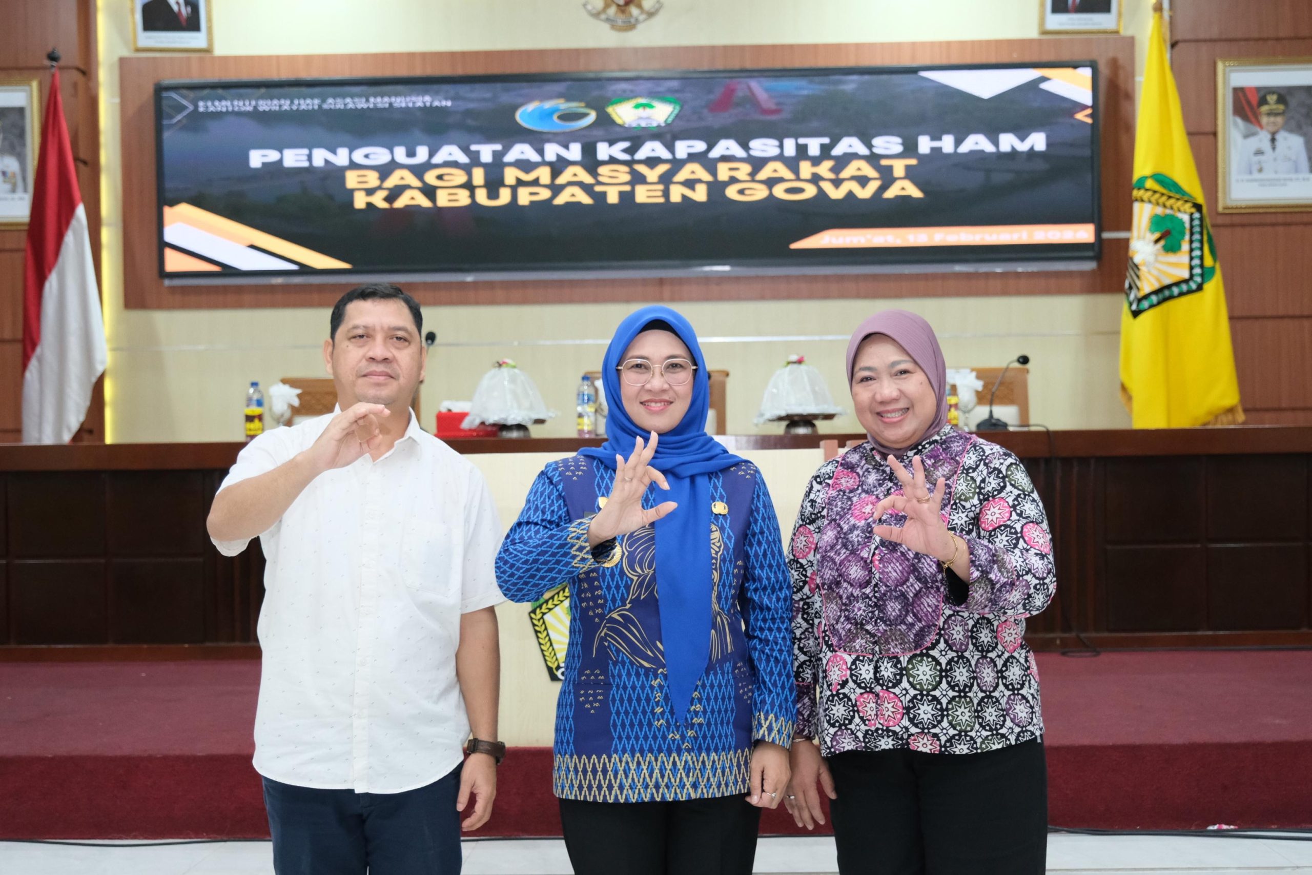Perkuat Kapasitas HAM, Bupati Gowa Harap Masyarakat Peroleh Hak yang Sama