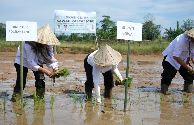 Dorong Swasembada Pangan, Bupati Gowa Optimalkan Program Cetak Sawah Rakyat
