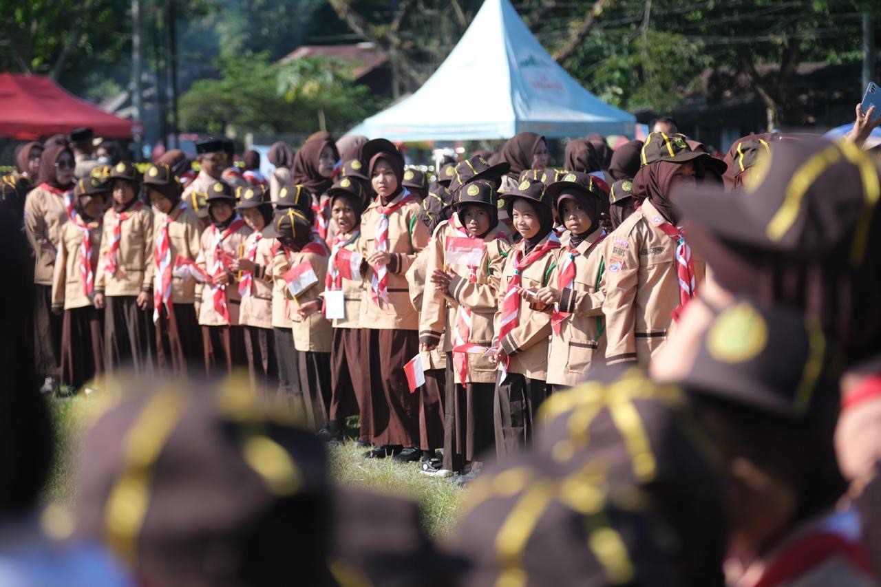 Pesta Siaga Perdana di Gowa, Tanamkan Karakter Anak Untuk Pembangunan SDM Sejak Dini