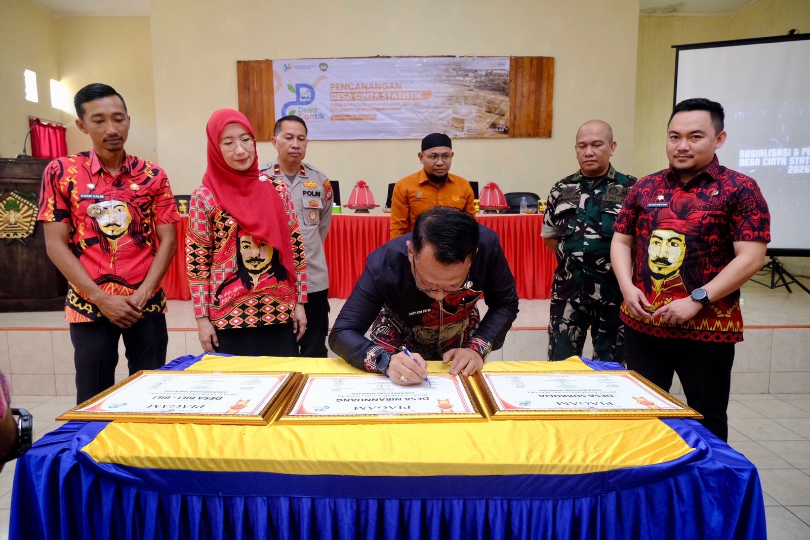 Pemkab Gowa Dukung BPS Gagas Program Desa Cantik