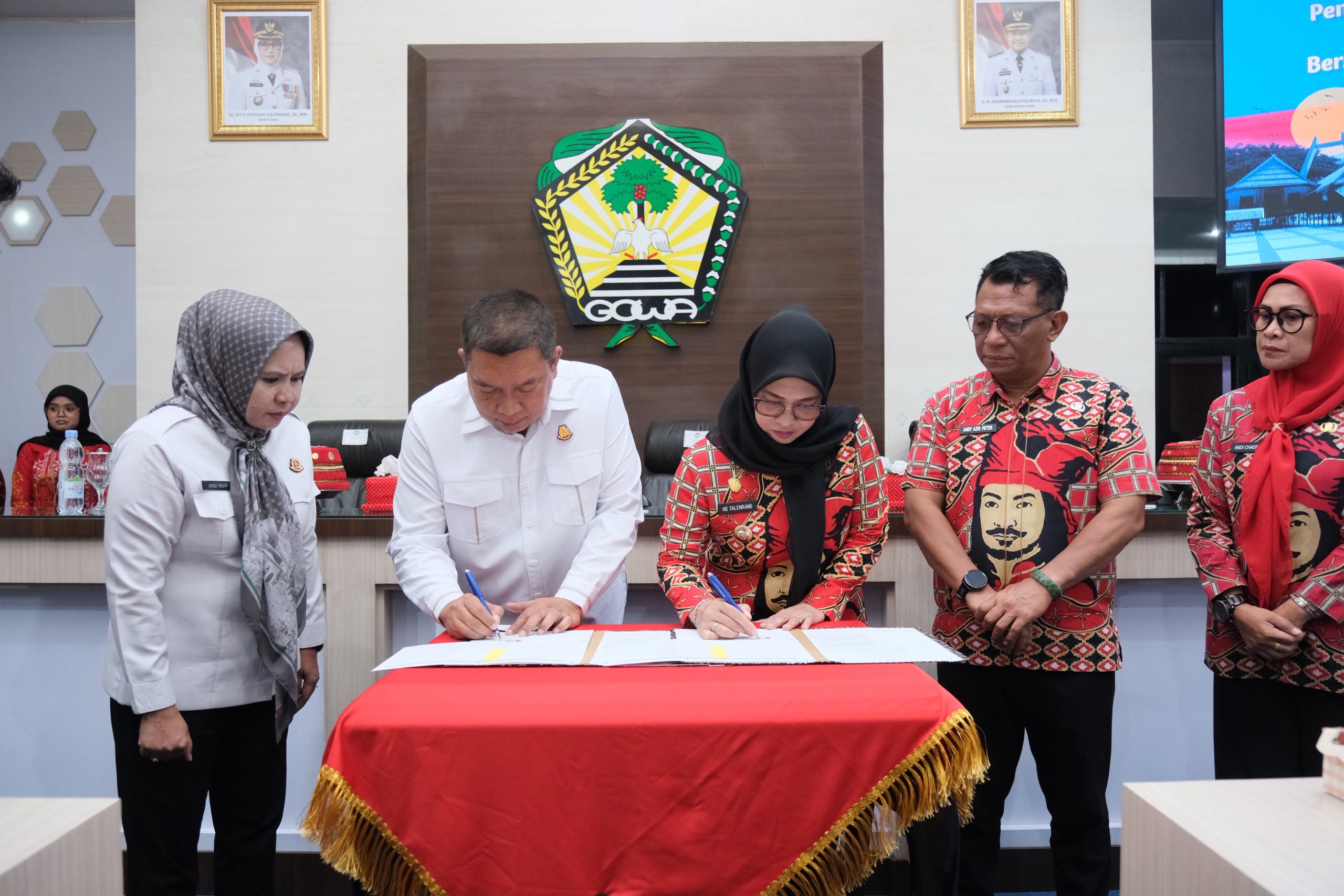 Pastikan Pembangunan Sesuai Koridor Hukum, Pemkab-Kejari Gowa Lakukan Penandatanganan Kesepakatan