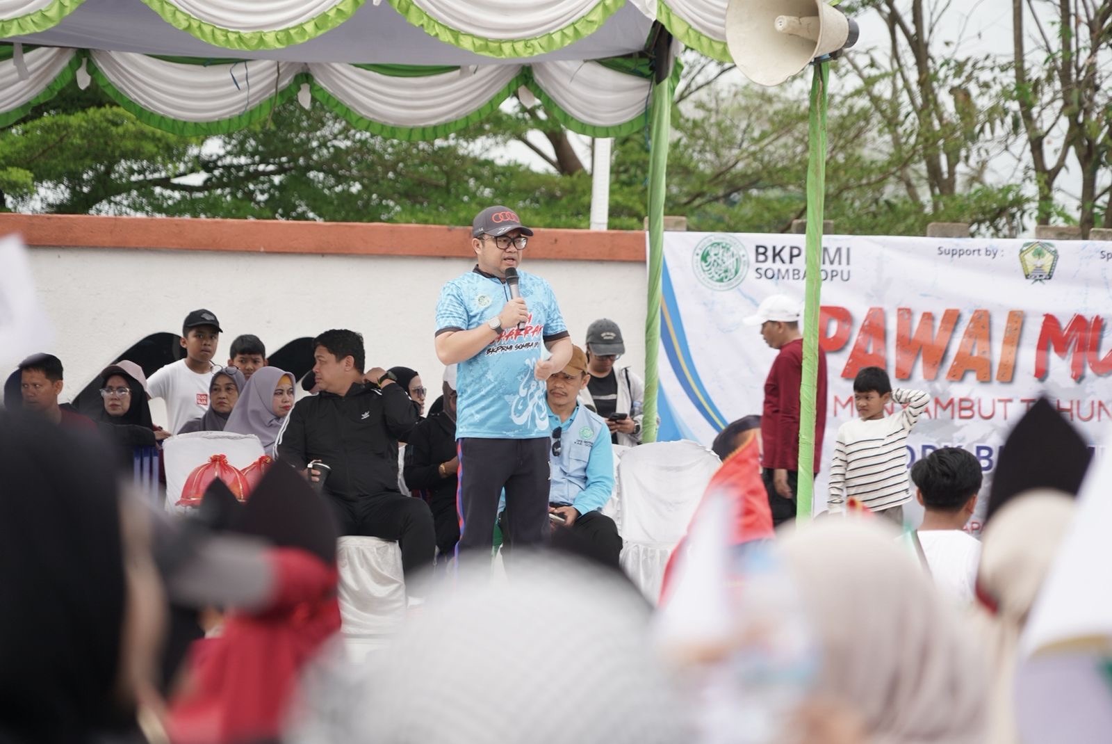 Semarakkan Tahun Baru Islam, Wakil Bupati Gowa Apresiasi Jalan Sehat Pawai Muharram